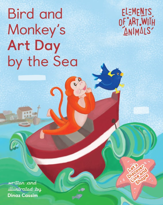 Bird and Monkey’s Art Day by the Sea
