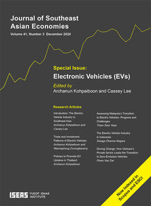 [eJournals]Journal of Southeast Asian Economies Vol. 41/3 (December 2024). Special Issue on "Electric Vehicles (EVs)" (Trade and Investment Patterns of Electric Vehicles)