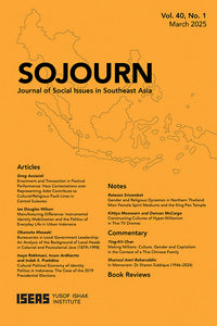 [eJournals]SOJOURN: Journal of Social Issues in Southeast Asia Vol. 40/1 (March 2025) (BOOK REVIEW: <i>Upland Geopolitics: Postwar Laos and the Global Land Rush,</i> by Michael B. Dwyer)
