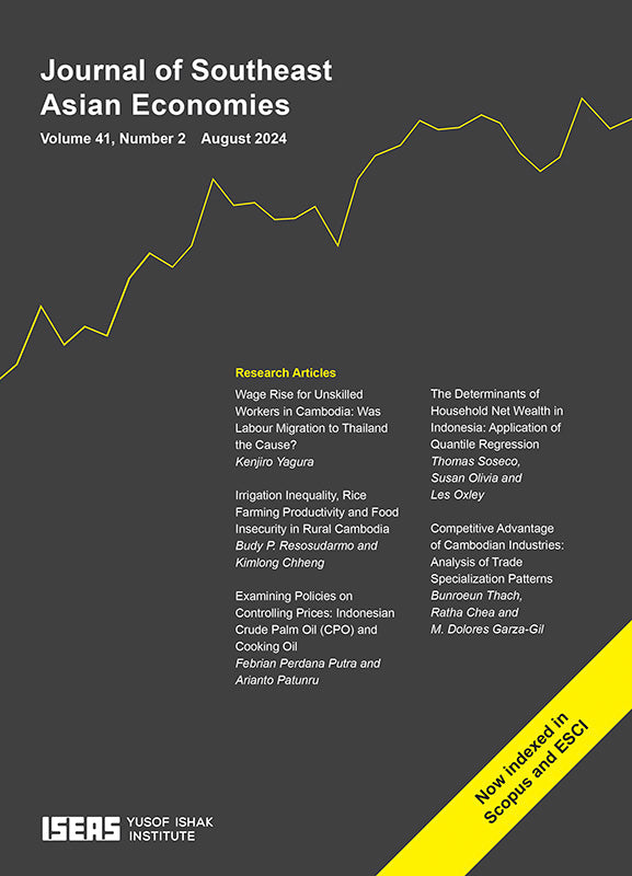 [eJournals]Journal of Southeast Asian Economies Vol. 41/2 (August 2024). (Irrigation Inequality, Rice Farming Productivity and Food Insecurity in Rural Cambodia)