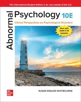 Abnormal Psychology: Clinical Perspectives on Psychological Disorder with DSM-5 update