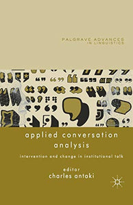 Applied Conversation Analysis