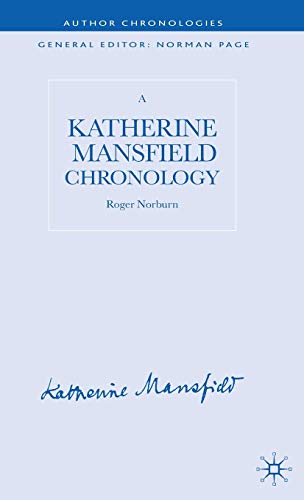 A Katherine Mansfield Chronology