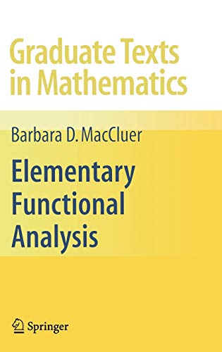 Elementary Functional Analysis