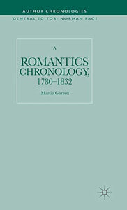 A Romantics Chronology, 1780-1832