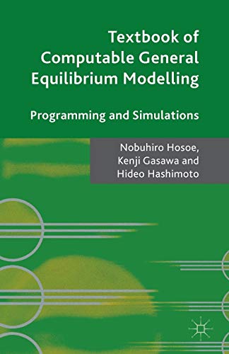 Textbook of Computable General Equilibrium Modeling