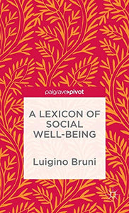 A Lexicon of Social Well-Being