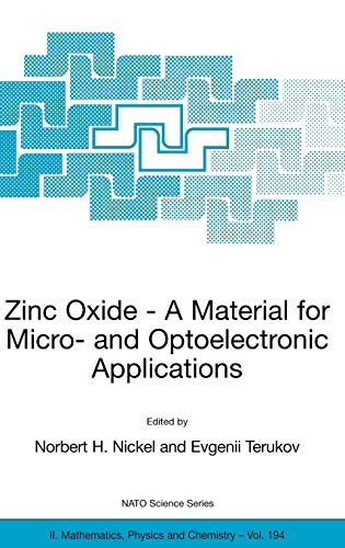 Zinc Oxide - A Material for Micro- and Optoelectronic Applications