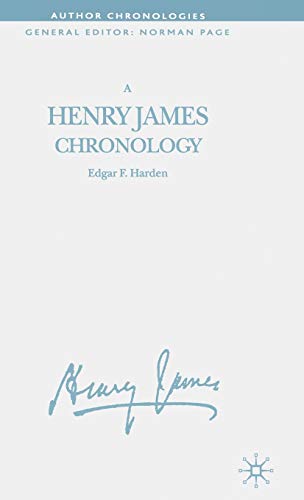 A Henry James Chronology