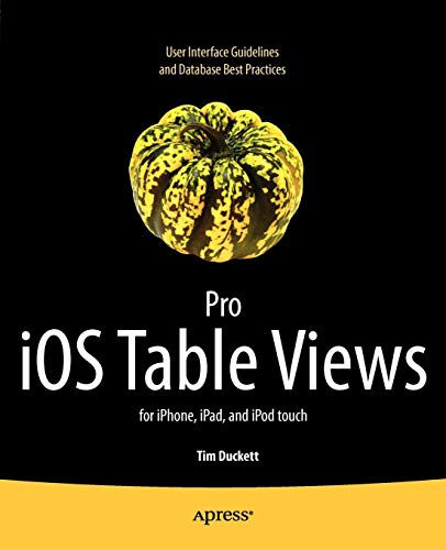 Pro iOS Table Views