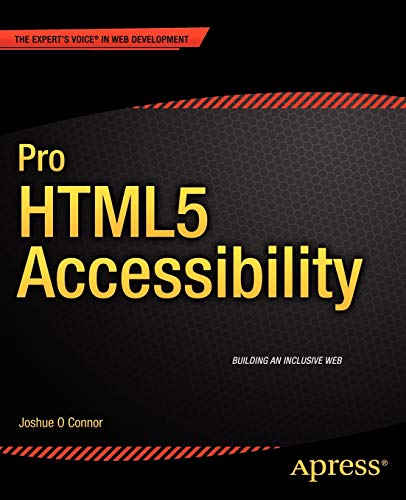 Pro HTML5 Accessibility