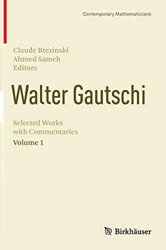 Walter Gautschi, Volume 1