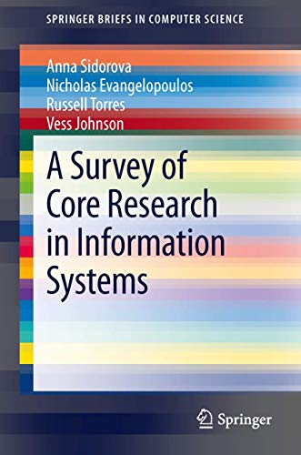 A Survey of Core Research in Information Systems