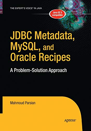 JDBC Metadata, MySQL, and Oracle Recipes