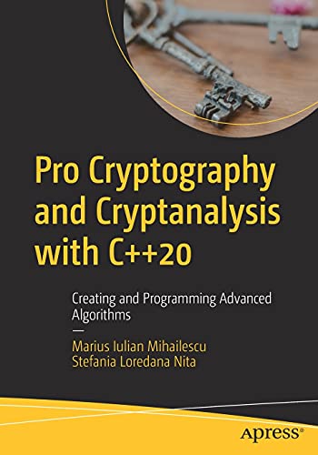 Pro Cryptography and Cryptanalysis with C++20