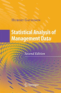 Statistical Analysis of Management Data