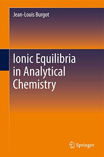 Ionic Equilibria in Analytical Chemistry