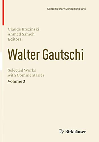 Walter Gautschi, Volume 3