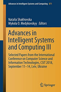 Advances in Intelligent Systems and Computing III