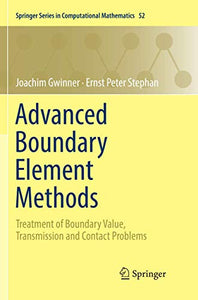 Advanced Boundary Element Methods