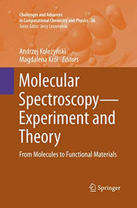 Molecular Spectroscopy—Experiment and Theory