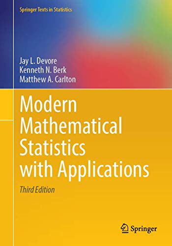 Modern Mathematical Statistics with Applications