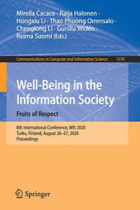 Well-Being in the Information Society. Fruits of Respect