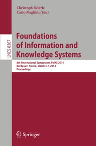 Foundations of Information and Knowledge Systems