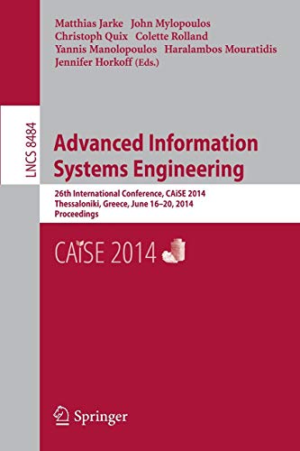 Advanced Information Systems Engineering