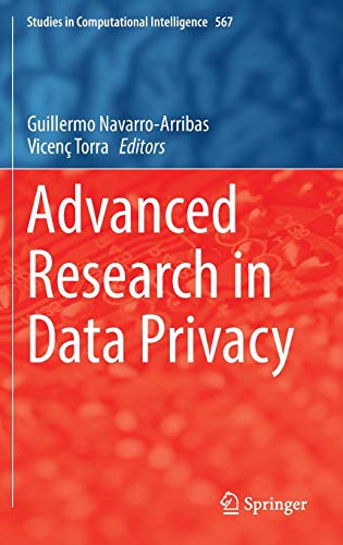 Advanced Research in Data Privacy