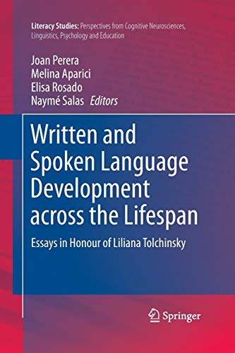 Written and Spoken Language Development across the Lifespan