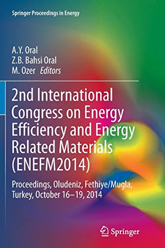 2nd International Congress on Energy Efficiency and Energy Related Materials (ENEFM2014)