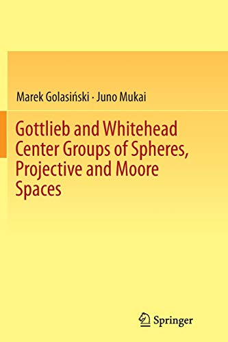 Gottlieb and Whitehead Center Groups of Spheres, Projective and Moore Spaces