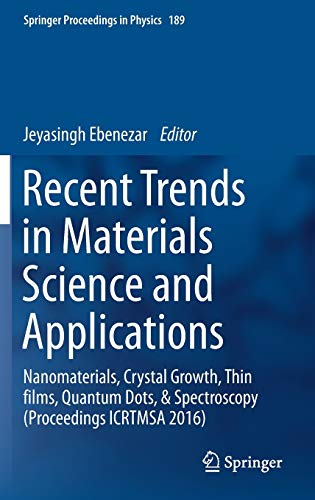 Recent Trends in Materials Science and Applications