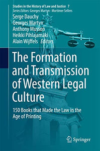 The Formation and Transmission of Western Legal Culture