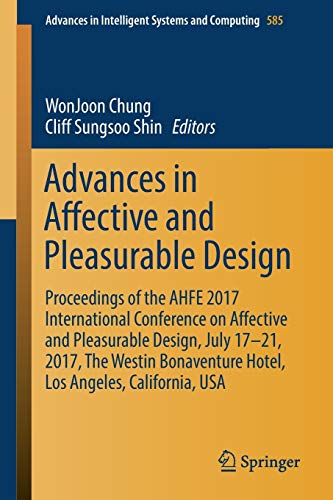 Advances in Affective and Pleasurable Design