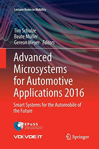 Advanced Microsystems for Automotive Applications 2016