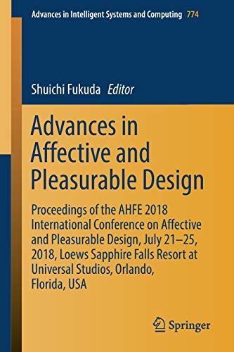 Advances in Affective and Pleasurable Design