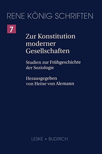 Zur Konstitution moderner Gesellschaften