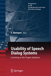 Usability of Speech Dialog Systems