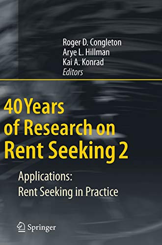 40 Years of Research on Rent Seeking 2