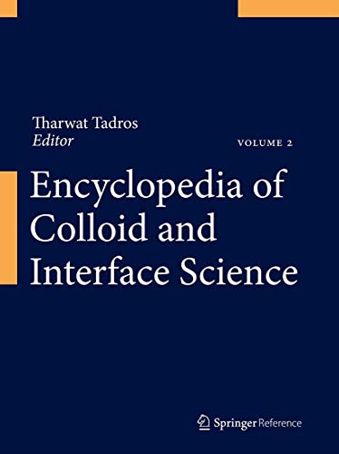 Encyclopedia of Colloid and Interface Science