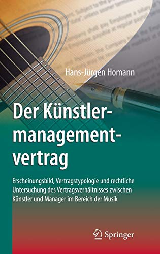 Der Künstlermanagementvertrag