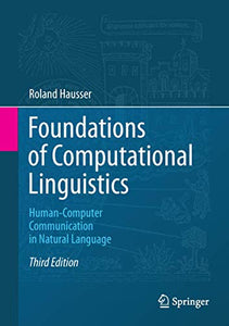 Foundations of Computational Linguistics