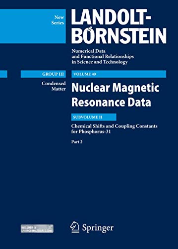 Chemical Shifts and Coupling Constants for Phosphorus-31, Part 2