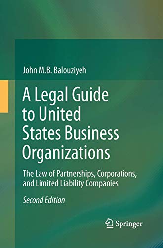 A Legal Guide to United States Business Organizations