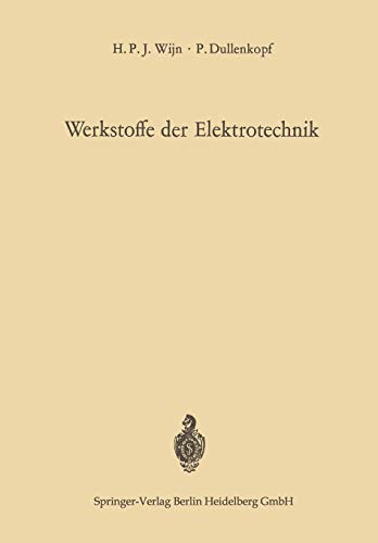 Werkstoffe der Elektrotechnik