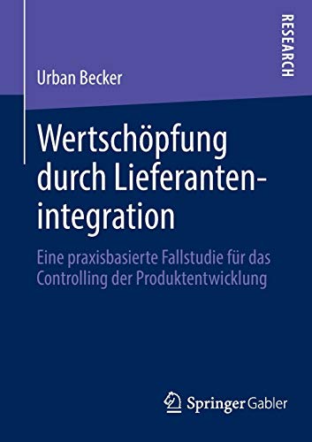 Wertschöpfung durch Lieferantenintegration