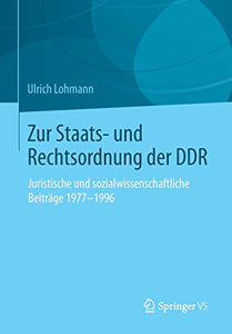 Zur Staats- und Rechtsordnung der DDR