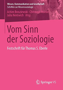 Vom Sinn der Soziologie